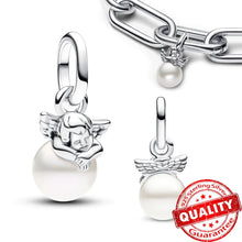 Load image into Gallery viewer, Sparkling Star Mini Dangle Charm - 925 Sterling Silver Green Heart Charm for Me Bracelet, Zircon & Crystal Accent, Customizable Girl Party Jewelry