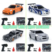 Load image into Gallery viewer, New RC Drift Car Upgraded Gyro 1/43 Racing RTR 4WD Four-wheel Drive High Speed Radio Control Model 2.4g Drift Race Car Mini Gift