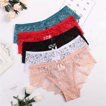 Load image into Gallery viewer, Plus Size S/XL Fashion High Quality Women's Panties Transparent Underwear Women Lace Soft Briefs Sexy Lingerie Intimates
