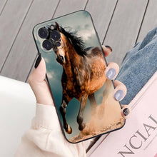 Load image into Gallery viewer, Animal Steed Horse Phone Case For Iphone 14 11 12 13 Mini Pro Xs Max Cover 6 7 8 Plus X Xr Se 2020 Cool Animal Horse Case For Iphone