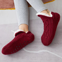 Load image into Gallery viewer, Thermal Mens Slipper Socks Winter Warm Short Cotton Thickened Home Sleeping Soft Non Slip Grip Fuzzy Floor Sock Fluffy Male