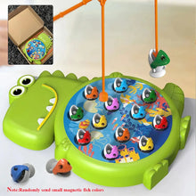 Load image into Gallery viewer, Dinosaur Magnetic Fishing Toys - Montessori Educational Game for Kids | Fun & Safe Play Rod Gift