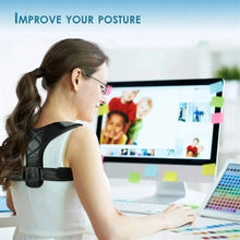 Load image into Gallery viewer, Adjustable Back & Shoulder Posture Corrector – Clavicle Spine Support Belt for Neck, Upper Back & Hunchback Correction