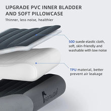 Load image into Gallery viewer, FLEXTAILGEAR Neck Contour Inflatable Camping Pillow Ergonomic Travel Pillow Backpacking Gear for Camp, Hiking, Airplane, Office