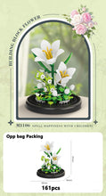 Load image into Gallery viewer, Eternal Flower Bouquet Bonsai Potted Plant Micro Building Blocks Model Home Decoration Puzzle Toys Kids Birthday Christmas Gifts