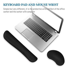 Load image into Gallery viewer, Memory Foam Wrist Rest Kit - Ergonomic Support for Keyboard & Mouse