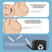 Load image into Gallery viewer, 6Pcs Useful No Odor Flatulence Release Sticks Disposable Safety Baby Gas Colic Reliever Stick Gadgets Relieve Gas