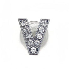 Load image into Gallery viewer, 1pcs Metal Shoes Charms Accessories Garden Rhinestones Letters Shoe Decorations Diy Charm For Crocs Pins Chain X-mas Women Gifts