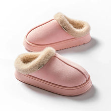 Load image into Gallery viewer, Fashion Women Fluffy Slippers for Autumn and Winter Indoor EVA Thick Sole Anti-Slip and Warm Unisex Slippers for Winter