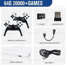 Load image into Gallery viewer, M15 4K Game Stick Mini Video Games Consoles Retro Handheld 20000 Games Player HD Video Game Stick 2.4G Double Wireless Controlle