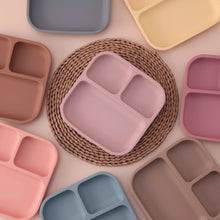 Load image into Gallery viewer, BPA Free Silicone Divided Suction Baby Plate