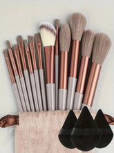 Load image into Gallery viewer, Soft Fluffy Professional Makeup Brush Set - 13-16pcs for Foundation, Eyeshadow, and More
