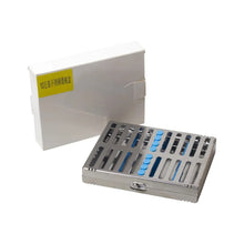 Load image into Gallery viewer, Dental Sterilization Tray Case Box Holder Autoclave Sterilizer Teaching Instruments Dental Cassette File Burs Disinfection Tray