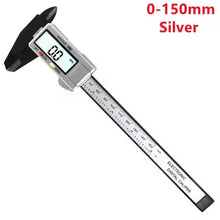 Load image into Gallery viewer, 150mm Digital Caliper – Carbon Fiber Vernier Gauge with LCD Display
