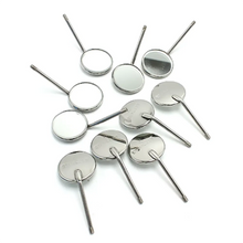 Load image into Gallery viewer, PIORPOY 5/10 Pcs Dental Mouth Mirror Reflector Rhodium 22/24 Mm Diameter Stainless Steel Dentist Instruments Tools Oral Mirrors