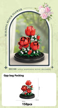Load image into Gallery viewer, Eternal Flower Bouquet Bonsai Potted Plant Micro Building Blocks Model Home Decoration Puzzle Toys Kids Birthday Christmas Gifts