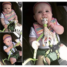 Load image into Gallery viewer, Baby Stroller Hook Silicone Star Pacifier Chain Non-toxic Teether Strap Kids Toy Holder Stroller Organizer Stroller Accessories