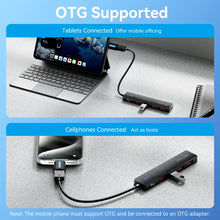 Load image into Gallery viewer, Vention Usb Hub 4 Port ABS Hub USB 3.2 10Gbps for Laptop Multi Splitter Adapter For Xiaomi Macbook PC Computer Accessories