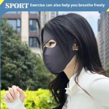 Load image into Gallery viewer, Full Face Sun Protection Mask - Men & Women's Cooling Ice Silk Riding Mask Veil For Beach, Running & Summer Outdoor Activities