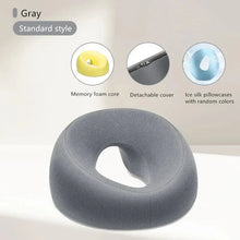 Load image into Gallery viewer, Face Down Memory Foam Pillow – Ergonomic Desk Nap & Massage Pillow for Prone Resting, Travel & Home Use