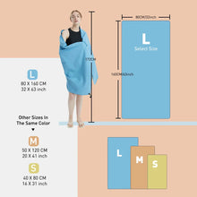 Load image into Gallery viewer, Microfiber Quick-Dry Towel – Lightweight Sandproof Sports & Travel Towel for Gym, Beach, Swim & Yoga
