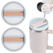 Load image into Gallery viewer, 1PC 40Oz Sealing Bottle Cover Splash Spill Proof Plain Plastic Replacement Lids for Stanley Quencher H2.0 40oz Tumber Cup