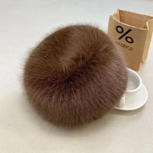 Load image into Gallery viewer, New Fluffy Fur Women's Winter Hat Winter Snow Ski Cap Female Faux Fur Thick Warm Windproof Hat Russian Hat Mink Fisherman's Hat