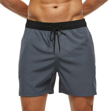 Load image into Gallery viewer, Men's Stretch Swim Trunks Quick Dry Beach Shorts With Zipper Pockets and Mesh Lining Men's Swim Trunks Quick Dry Beach Shorts with Pockets Swimsuits for Men