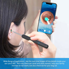 Load image into Gallery viewer, NE3 Ear Cleaner High Precision Ear Wax Removal Tool with Camera LED Light Wireless Otoscope Smart Ear Cleaning Kit Best Gift