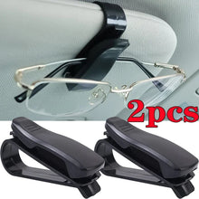Load image into Gallery viewer, Universal Car Auto Sun Visor Glasses Box Sunglasses Clip Card Ticket Holder Fastener Pen Case Eyeglasses Clips Accessories
