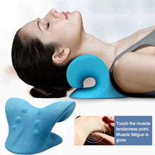 Load image into Gallery viewer, Neck Stretcher & Cervical Traction Massager Pillow for Shoulder & Spine Relief