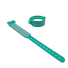 Load image into Gallery viewer, 100pcs Waterproof Soft PVC Medical Wristbands Writable Patient Identification Bracelets Vinyl Band for Healthcare