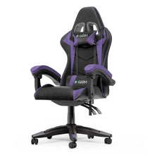 Load image into Gallery viewer, Gaming Chair PU Leather Office Chair, Reclining Racing Game Chair Back and Seat Height Adjustable Swivel Recliner