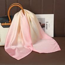 Load image into Gallery viewer, Luxury Satin Silk Square Scarf – Shawl, Hijab & Fashion Wrap 2023