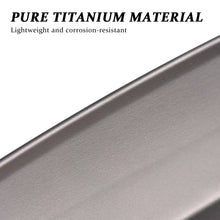 Load image into Gallery viewer, Tomshoo Titanium Plate Ultralight Metal Dish Outdoor Camping Pan Tableware Fish Fruit Snack Vegetable Dinner Plate Camp Supplies