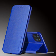 Load image into Gallery viewer, Ultra Thin Slim Case For iPhone 13 12 Case 6S 7 8 Plus X XR XS Max Flip Leather Cover For iPhone 12 11 Pro Max Case Leather Extra Slim Phone Case With Stand Function