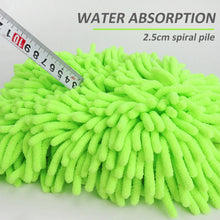 Load image into Gallery viewer, Car Wash Gloves Chenille Glove Plush Rags Thickened double-sided Car Supplies Cleaning Tools Auto Acessories Car Detailing