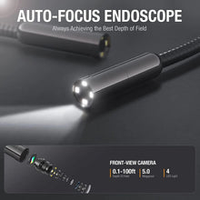 Load image into Gallery viewer, TESLONG NTS500 Industrial Endoscope Pipe Inspection Camera Car Borescope 5.0 Color Screen HD 1080p Endoscopio