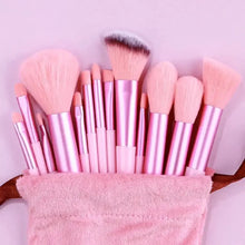 Load image into Gallery viewer, Soft Fluffy Professional Makeup Brush Set - 13-16pcs for Foundation, Eyeshadow, and More
