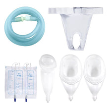 Load image into Gallery viewer, Reusable Hypo-allergenic Men Older Woman Silicone Urine collector Bags Adults Urinal with Urine Catheter Bags Male Female Toilet