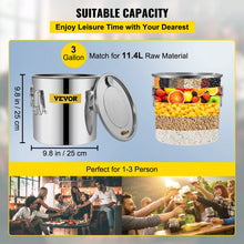 Load image into Gallery viewer, VEVOR 12L 20L 30L 50L Alcohol Brewing Distiller DIY Moonshine Apparatus Stainless Steel Still Whisky Beer Brandy Home Appliance
