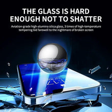 Load image into Gallery viewer, 8K HD Anti Peeping Luxury Fast Install Full Cover Glass Screen Protector For iPhone 14 13 12 11 PRO MAX MINI X XS 9H Hardness Tempered Glass Scratchproof Shatterproof Bubble Free Screen Protector For iPhone