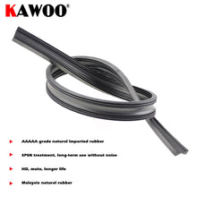 Load image into Gallery viewer, 2pcs High Quality Boneless Frameless Rubber Car Wiper Blade Refill Strips Windscreen 6mm 26"28"30"32" Windshield car accessories