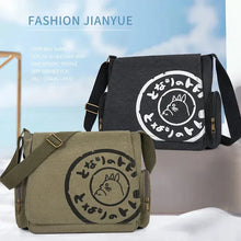 Load image into Gallery viewer, Vintage Cartoon Canvas Messenger Bag – Large Capacity Tote Handbag