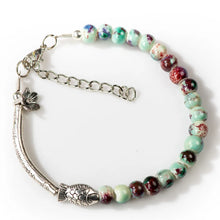 Load image into Gallery viewer, Restoring Ancient Ways High Temperature Glaze Ceramic Handmade Trinkets Women's Fashion Bracelets #CY407