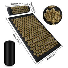 Load image into Gallery viewer, Acupressure Yoga Mat Kuznetsov Applicator Cushion with Spikes