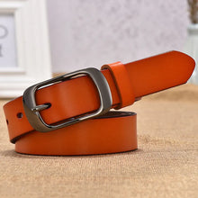 Load image into Gallery viewer, Women's strap casual all-match Women brief genuine leather belt women strap pure color belts Top quality jeans belt WH001