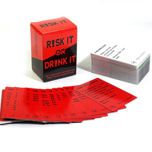 Load image into Gallery viewer, Risk It or Drink It โ Hilarious Adult Party & Drinking Card Game