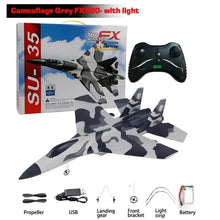 Load image into Gallery viewer, SU35 RC Plane FX620 FX820 2.4G Remote Control Flying Model Glider Airplane With LED Lights Aircraft Foam Toys For Children Gifts
