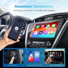 Load image into Gallery viewer, NEW 2in1 Wireless CarPlay AI Mini Android Auto Box Plug&Play Automatic Connection Compatible with 99% of Cars For Car Radio